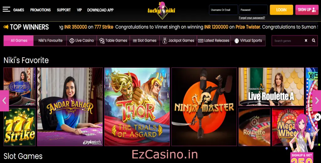 Casino Games at Lucky Niki Casino Online#4