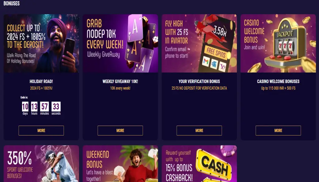 Bonuses and Promotions LopeBet Casino