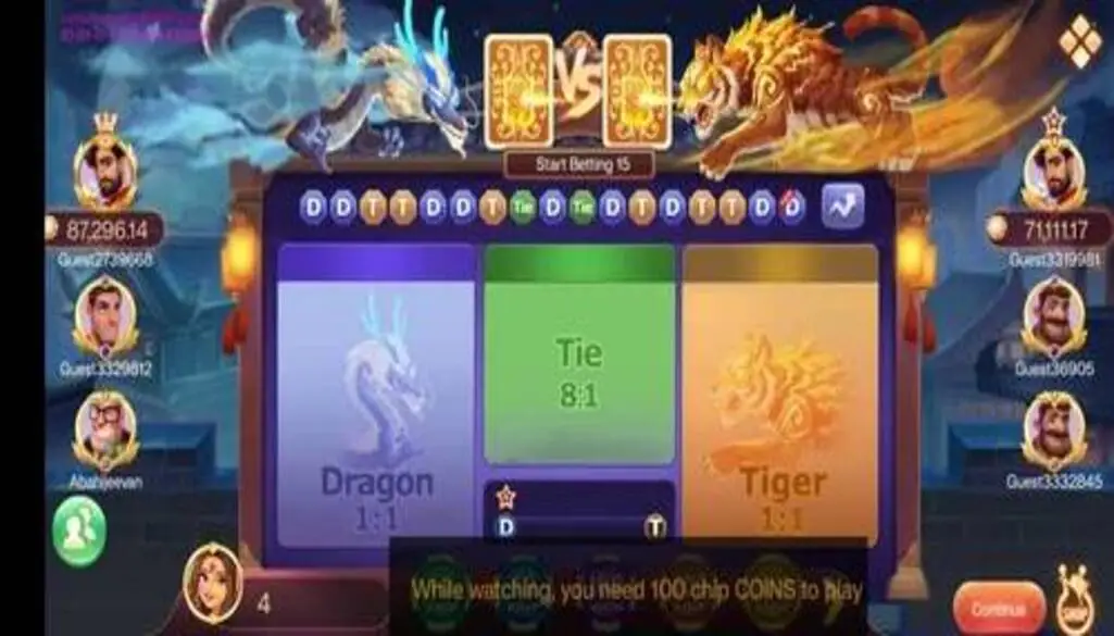 Best Sites To Play Dragon Tiger Game Online Cash in 2024